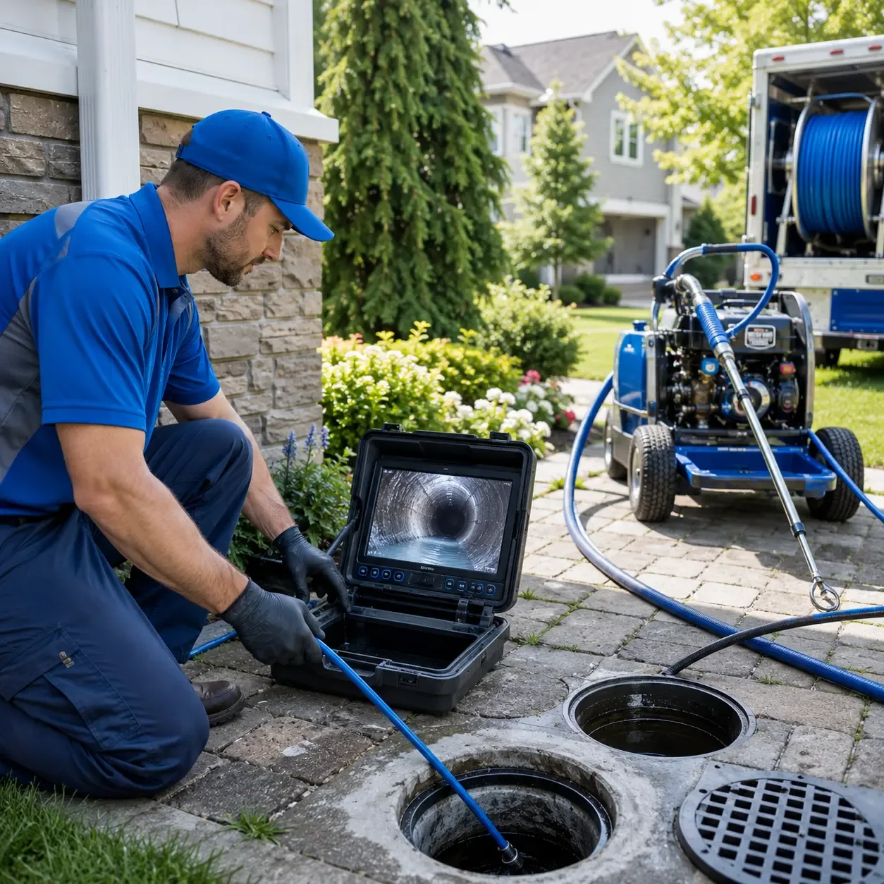 Outdoor drain cleaning professionals serving Roslindale, MA